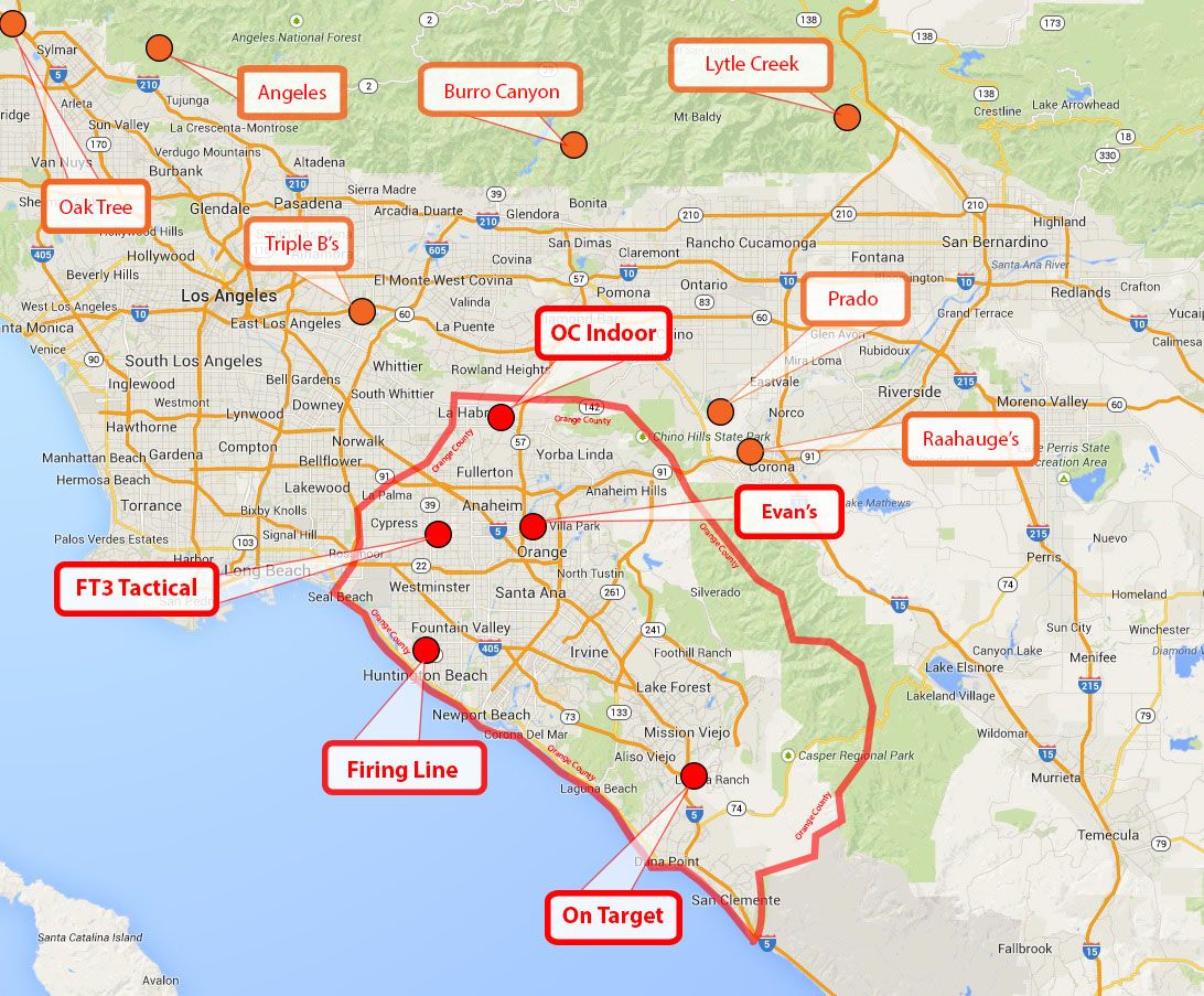 Ranges in Orange County